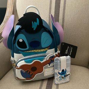 NWT Elvis Stitch Loungefly & Cardholder